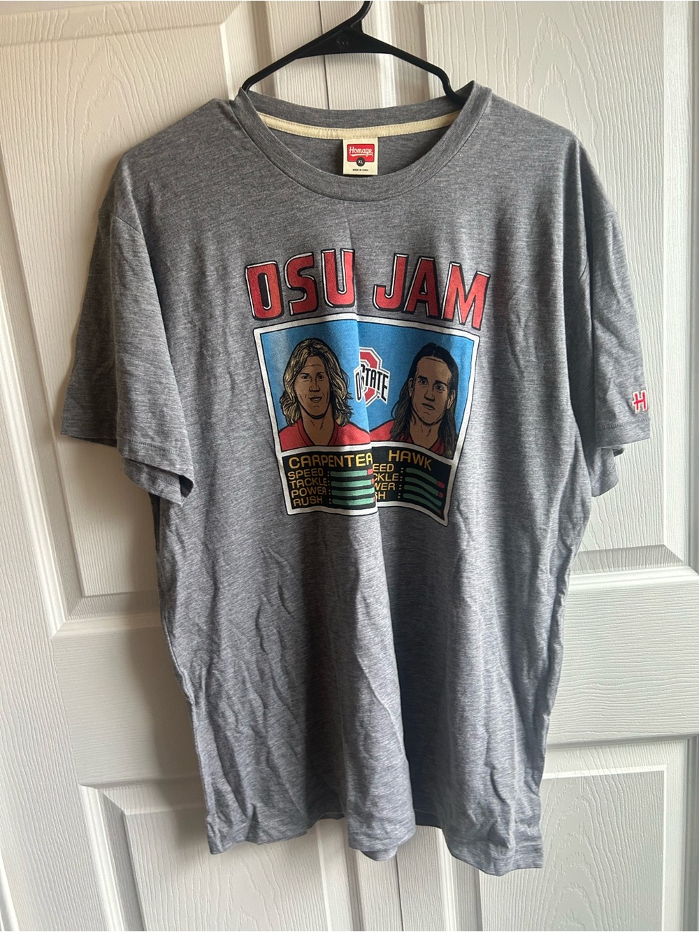 Vintage Homage OSU JAM Gray T-Shirt - Size XL - Ohio State Football